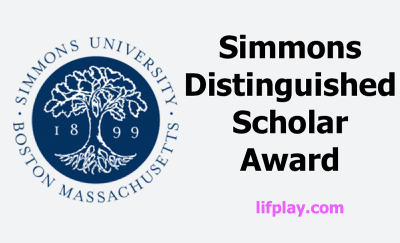Simmons Distinguished Scholar Award 2025/2026